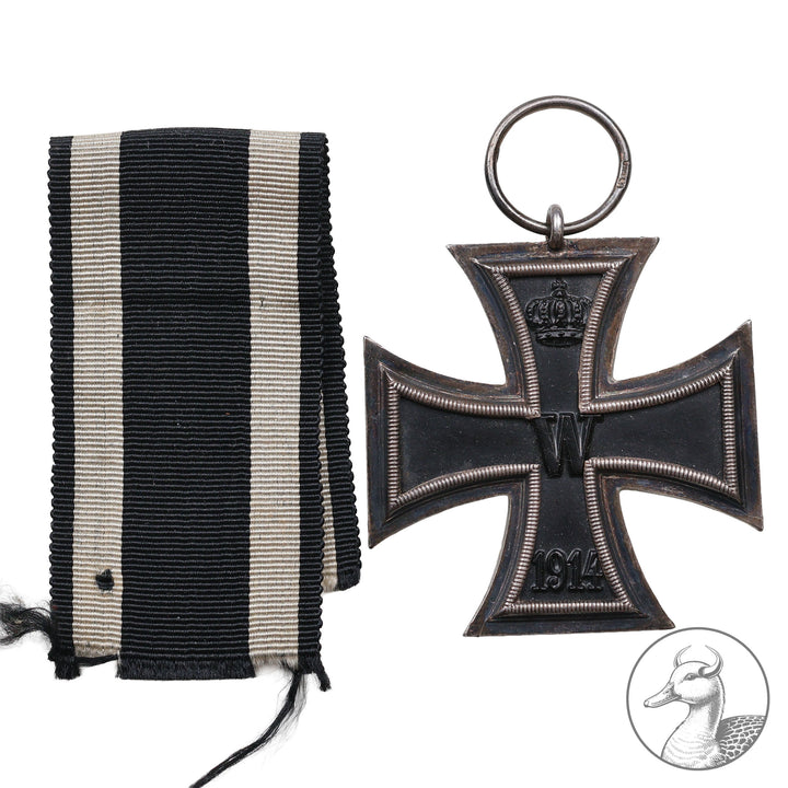 Orden Eisernes Kreuz 2. Klasse EK II 1. Weltkrieg 1914 1918

Authentisches Sammlerstück aus dem Zeitraum des Ersten Weltkrieges mit Hersteller am Bandring.