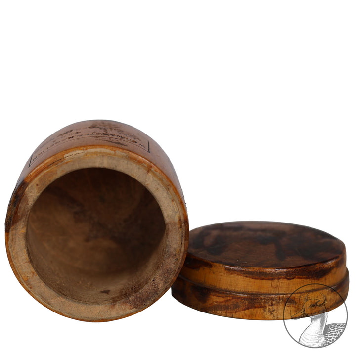 Feldkunst Schnitzerei Holzschatulle Dose SS - Gebirgs-Division Nord