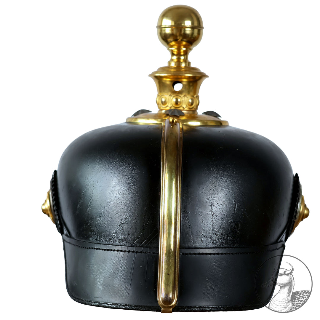 Pickelhaube Preußen Offizier Artillerie Kaiserreich inkl. Koffer und Stoffüberzug