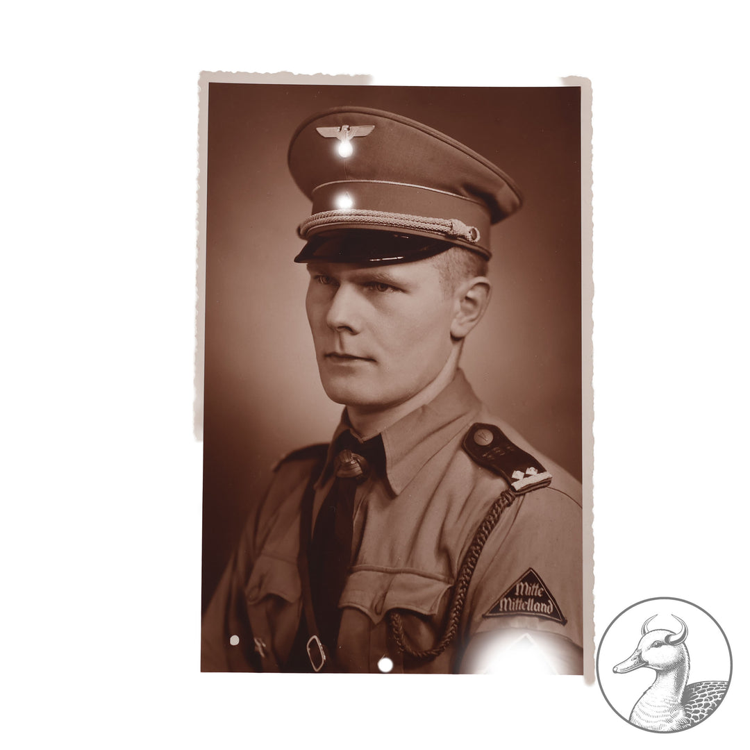 Sehr seltenes Studioportrait eines HJ Führers, fotografiert in Eilenburg