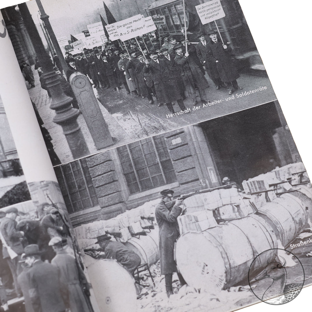 Originales Partei-Propagandamaterial "Der Weg der NSDAP" - Entstehung, Kampf und Sieg (der Reichsführer SS / SS-Hauptmann Berlin)

Das Propgandaheft in DinA5 Format umfasst 141 Seiten plus Einband.