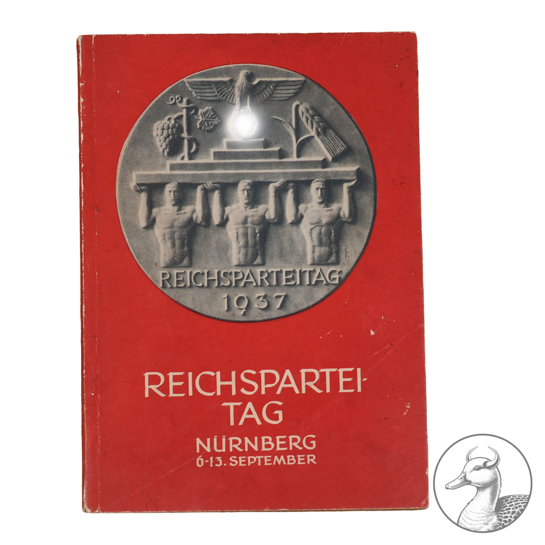 Originales Programmheft zum&nbsp; Nürnberger Reichsparteitag 06.-13.September 1937

Das Propgandaheft in DinA5 Format umfasst 172 Seiten plus Einband.Softcover