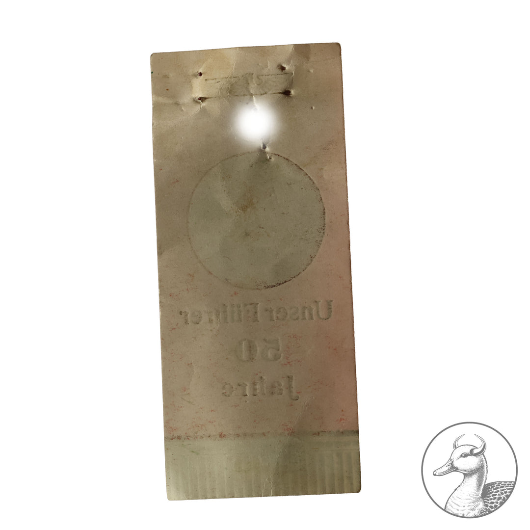 Anstecknadel "Unser Führer 50 Jahre"

Seltene Anstecknadel, ungetragen am dazugehörigen Papieretikett im sehr gutem Zustand.