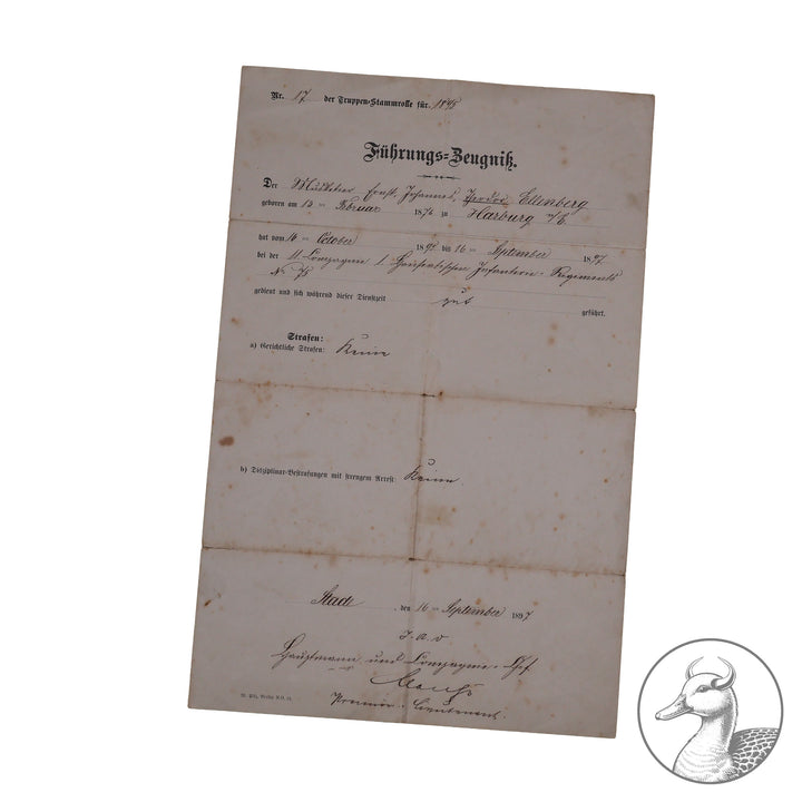 Seltene Gruppe Ostfront Kampf in der Ukraine 1917.

Urkunde zum EK 2 und ein seltenes Erinnerungsblatt über die Einnahme des Brückenkopfes Toboly am Stochod Ukraine, an der das Landwehr Regiment 31 beteiligt war. Dazu noch ein Führungszeugniss des Soldaten.