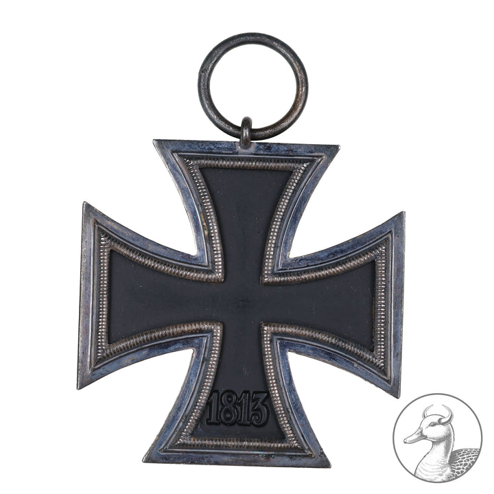 Orden Eisernes Kreuz 2. Klasse EK II 2. Weltkrieg 1939&nbsp;

Authentisches Sammlerstück aus dem Zeitraum des Zweiten Weltkrieges. Eisernes Kreuz zweiter Klasse im gebrauchten aber sammelwürdigem Zustand. Ohne Hersteller.