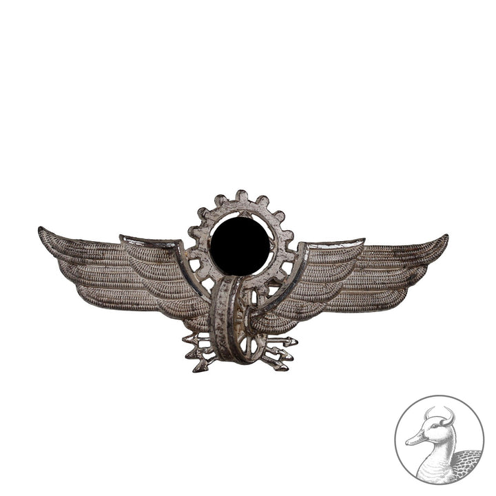 Gruppe eines RAD Mädels, die bei der Reichsbahn im Einsatz war . Mützenabzeichen&nbsp; Technischer Dienst elektrisch Buntmetall mit dem seltenen Trägerfoto und einer Werkzeitung der Stuttgarter Straßenbahn AG .