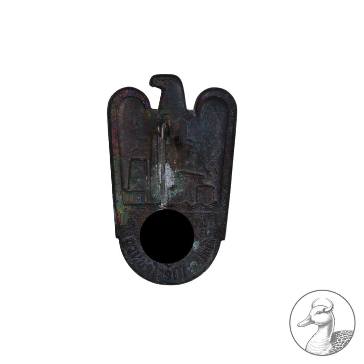 Abzeichen Gauappell 15./16.06.1935 Gau Halle Merseburg&nbsp;

Treffenabzeichen aus Blech zum Gauappell&nbsp; mit Darstellung der Leuna-Buna Werke.

Produktdetails:

Orden&nbsp;&nbsp;&nbsp; Treffenabzeichen
Hersteller kein Hersteller
Zustand: gebrauchter Zustand