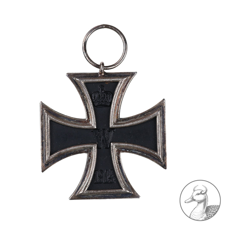 Eisernes Kreuz 2. Klasse 1914 und Ehrenkreuz für Frontkämpfer mit Band im Etui.

Sehr schönes Original Set eines Eisernen Kreuzes 2. Klasse und dem Frontkämpfer Ehrenkreuz des 1. Weltkrieges 1914-1918. Beide Auszeichnungen mit Band im guten Zustand im zeitgenössischen Etui. Das Etui ebenfalls im sehr guten Zustand mit rotem Samt.