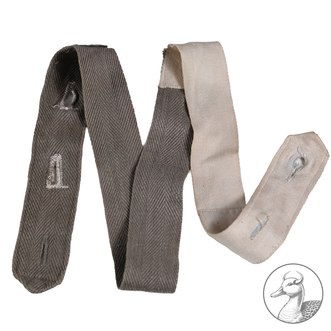 Originale Hosenträger der Wehrmacht in Splittertarn

Wehrmacht Hosenträger aus hellem Leinenstoff-Splittertarn