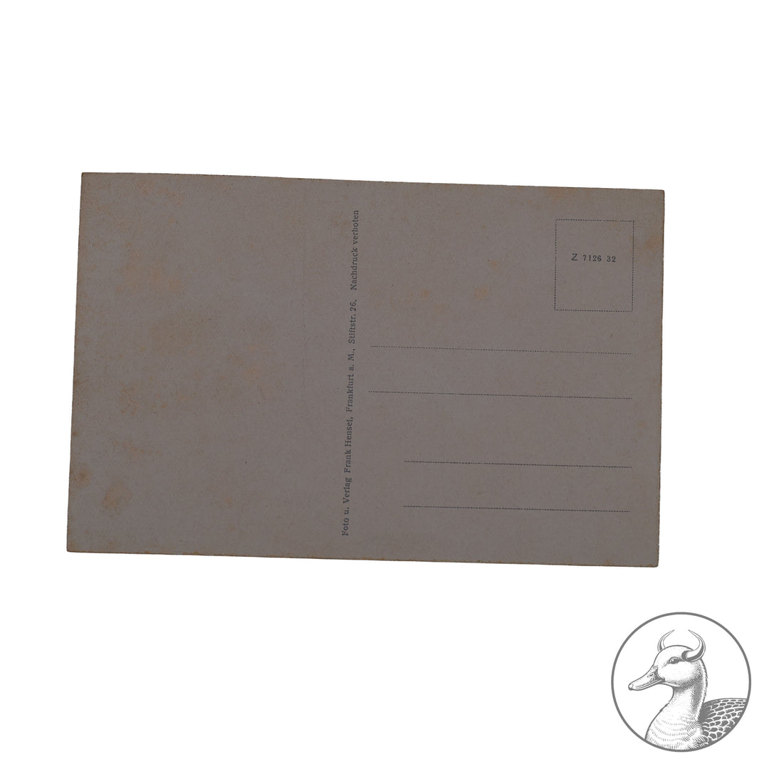 Postkarte Fotografie von A.Hitler mit der Blutfahne von 1923&nbsp;

Adolf Hitler mit der Blutfahne v. 1923 - Foto und Verlag Frank Hensel Frankfurt am Main. Ansichtskartengröße.