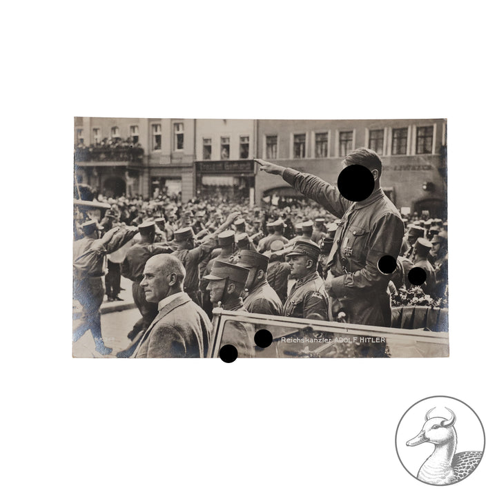 Postkarte Fotografie&nbsp;

Adolf Hitler - mit Ernst Röhm -SA Aufmarsch 1933