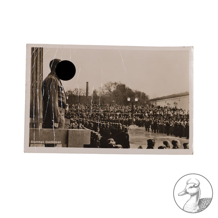 Postkarte Fotografie&nbsp;

Adolf Hitler - Gedenken zum 9. November

gelaufene Karte mit Sonderstempel&nbsp;