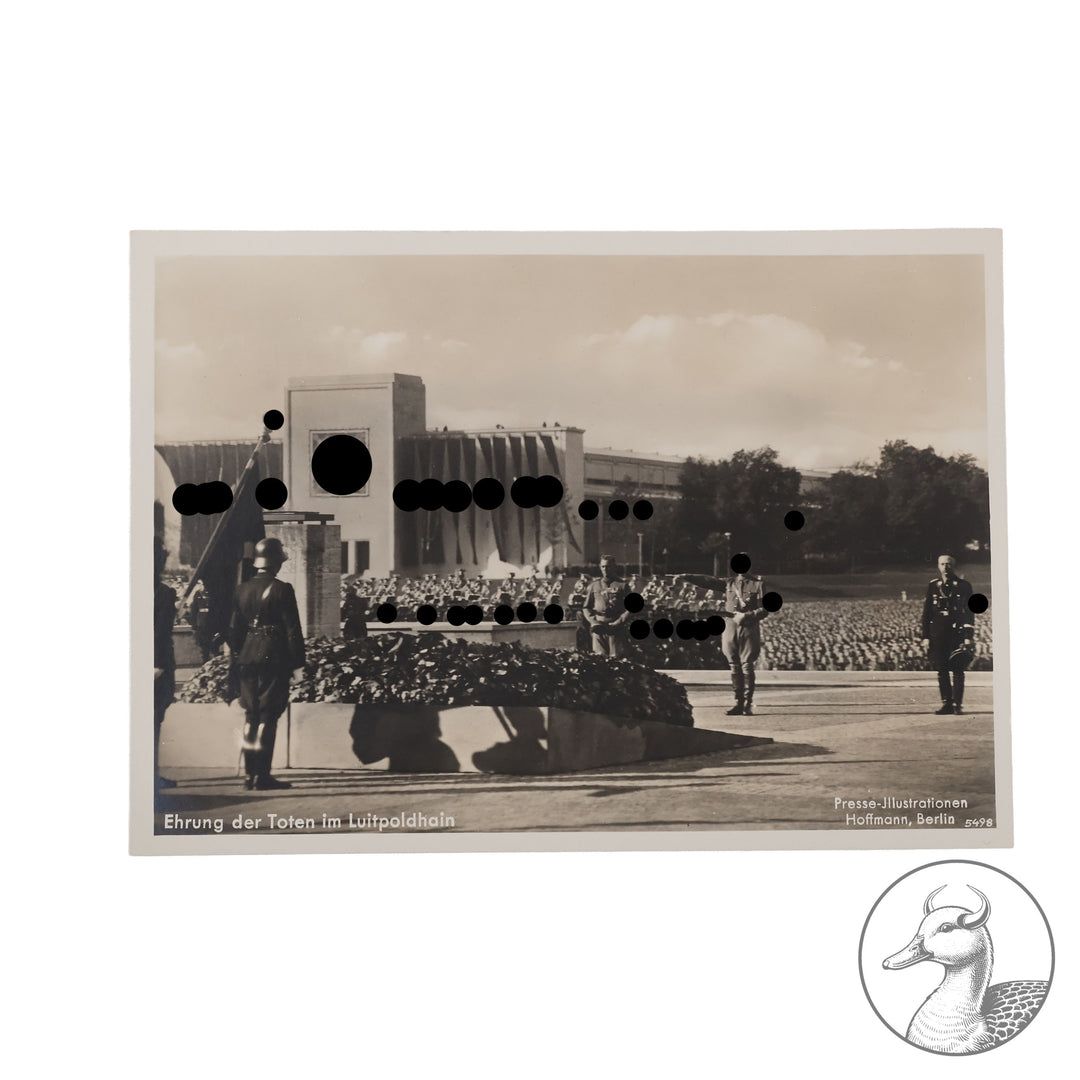 Postkarte Propaganda Reichsparteitag Nürnberg

Adolf Hitler -&nbsp; mit Himmler und Lutze im Luitpoldhain