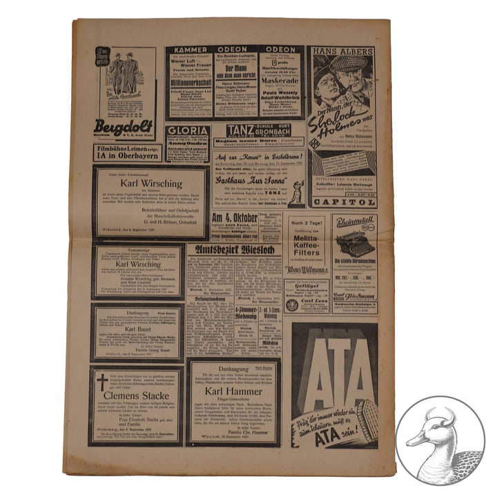 Zeitschrift Volksgemeinschaft 1937 Reichsparteitag Blutfahne Grimminger Blutorden