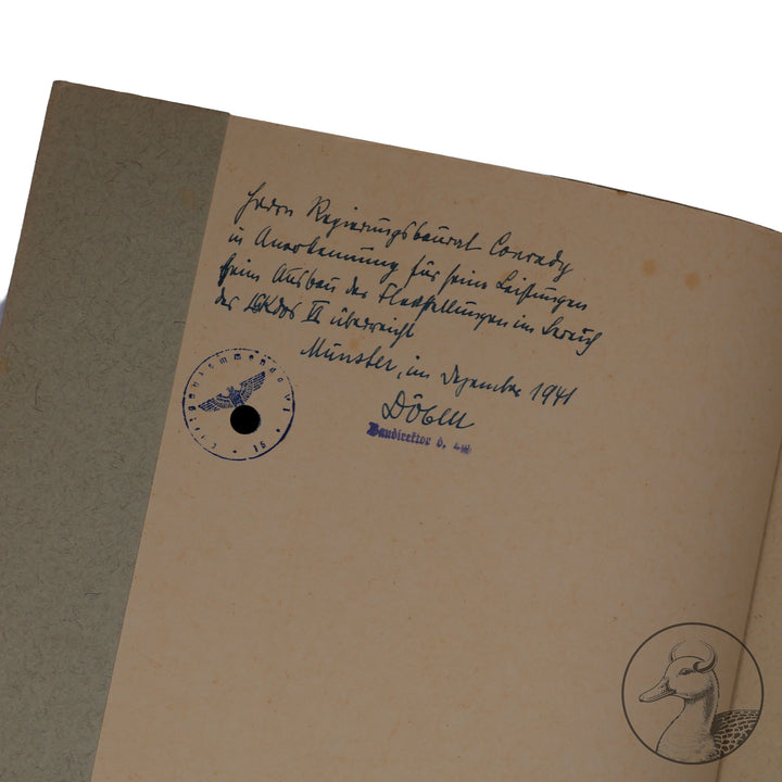 Bildband Ehrengabe der Luftwaffe für Baurat -Kesselring