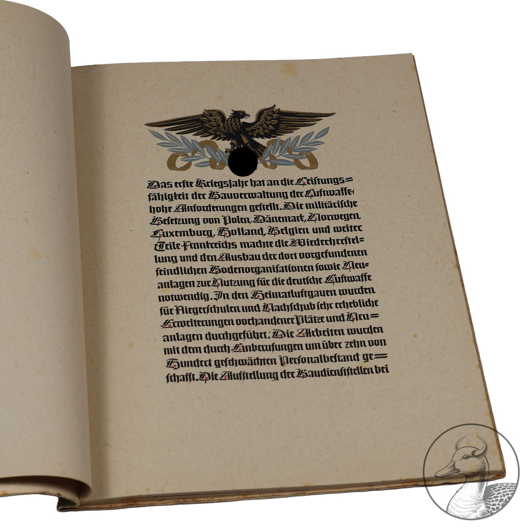 Bildband Ehrengabe der Luftwaffe für Baurat -Kesselring