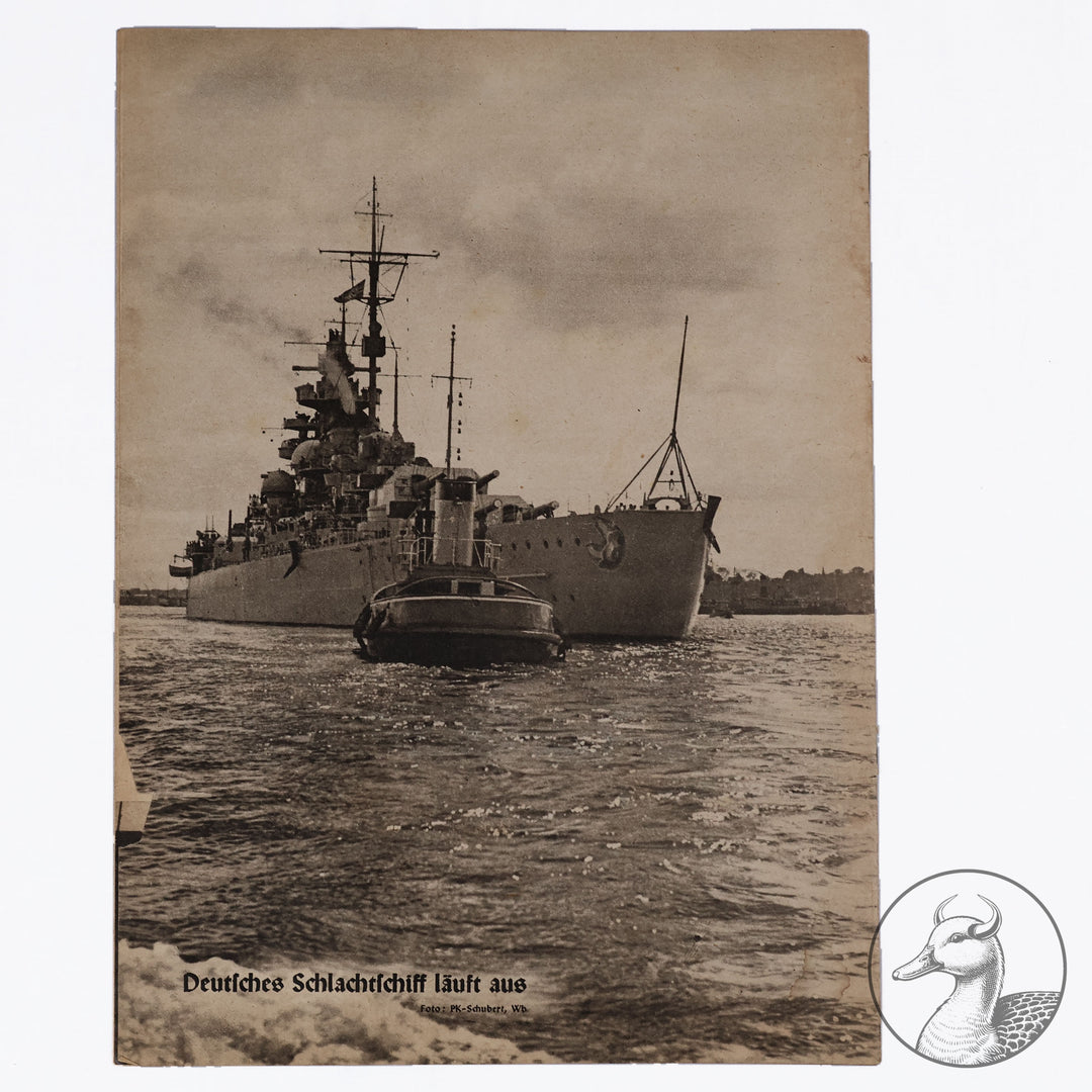 Zeitschrift "Die Kriegsmarine" Aprilheft 1942 Nr. 7

Zeitschrift herausgegeben mit Unterstützung vom Oberkommando der Kriegsmarine