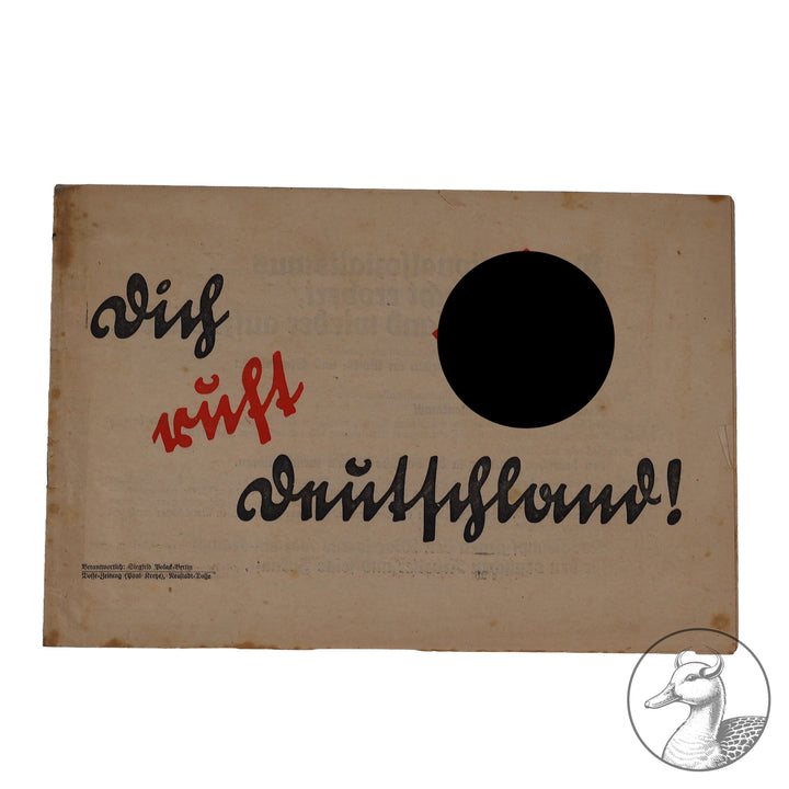 Propaganda zur Reichstagswahl Wahlkreis Berlin

Zeitschrift herausgegeben von der NSDAP zur Wahl, sammelwürdig