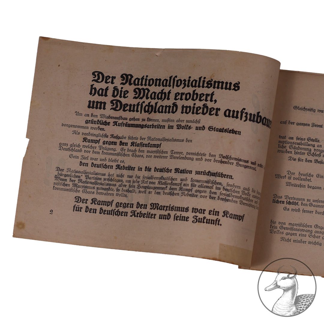 Propaganda zur Reichstagswahl Wahlkreis Berlin

Zeitschrift herausgegeben von der NSDAP zur Wahl, sammelwürdig