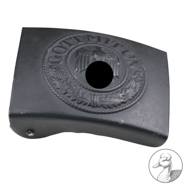 &nbsp; Koppelschloss "Gott mit uns" Heer

Koppelschloss des Heeres des Herstellers Noelle und Hueck 1942 in sehr gutem Zustand mit fast vollständig erhaltener Lackierung. Ein wirklich schönes Stück in sehr guter Erhaltung.