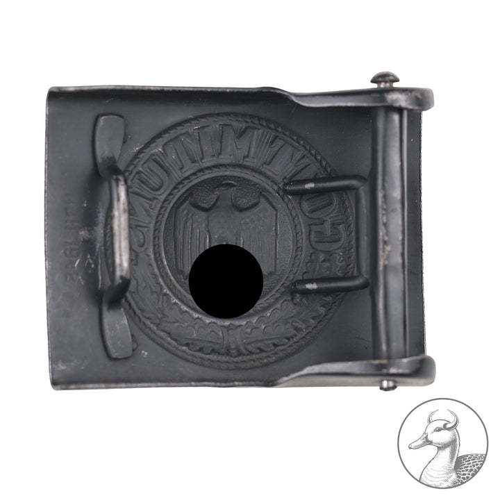 &nbsp; Koppelschloss "Gott mit uns" Heer

Koppelschloss des Heeres des Herstellers Noelle und Hueck 1942 in sehr gutem Zustand mit fast vollständig erhaltener Lackierung. Ein wirklich schönes Stück in sehr guter Erhaltung.