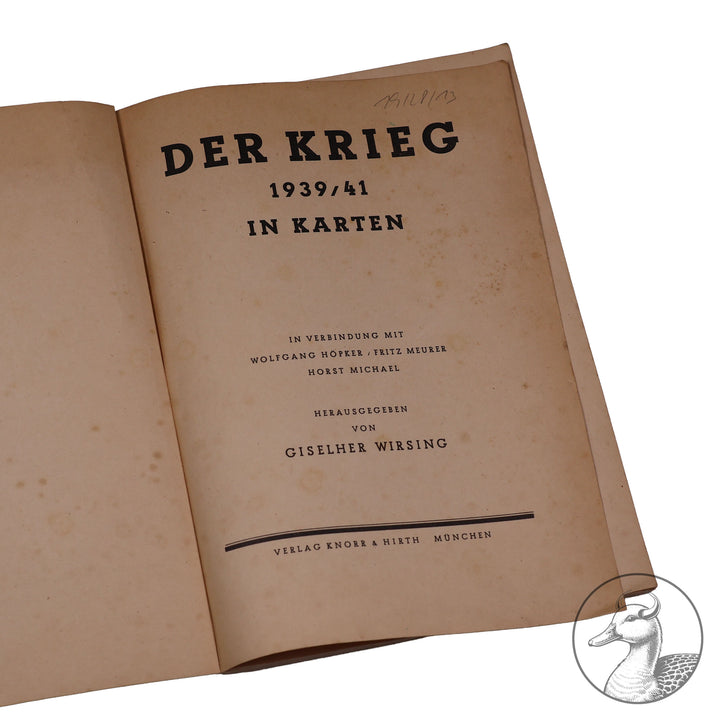 Kartenwerk Der Krieg 1939/41 in Karten