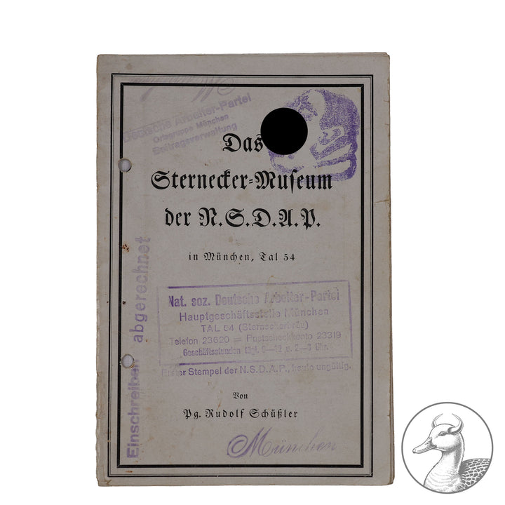 Museumsführer "Das Sternecker-Museum der NSDAP" München