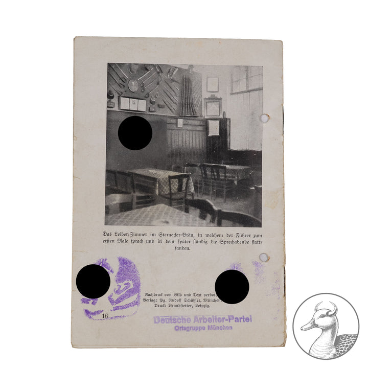 Museumsführer "Das Sternecker-Museum der NSDAP" München