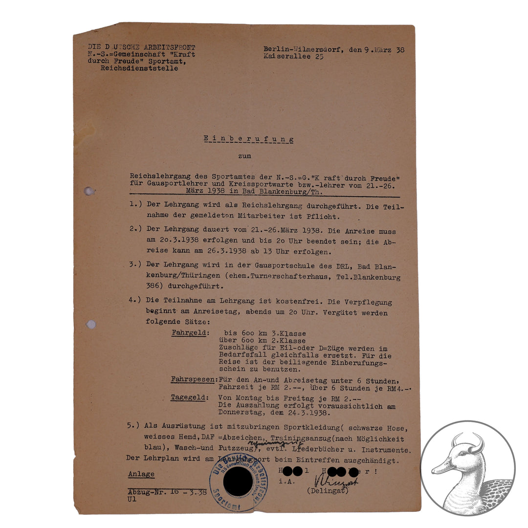 Konvolut Dokumente, Schreiben, Ausweise Gau Bayrische Ostmark Bayreuth

altersbedingter Zustand, Anwärterkarte, Partei, DAF Dokumente eines Kreissportwartes aus Bayreuth