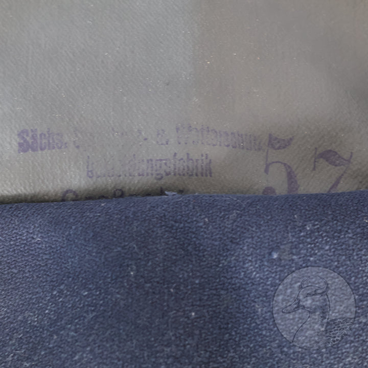 Originales Set Wachmantel Lederkombination der deutschen Kriegsmarine zweiter Weltkrieg (Mantel/Hose + Mütze)