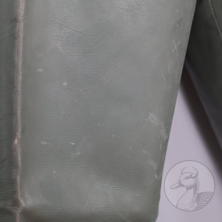 Originales Set Wachmantel Lederkombination der deutschen Kriegsmarine zweiter Weltkrieg (Mantel/Hose + Mütze)